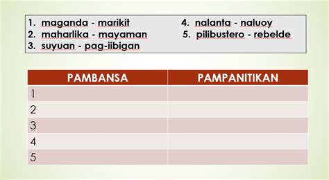 nakadikit in english